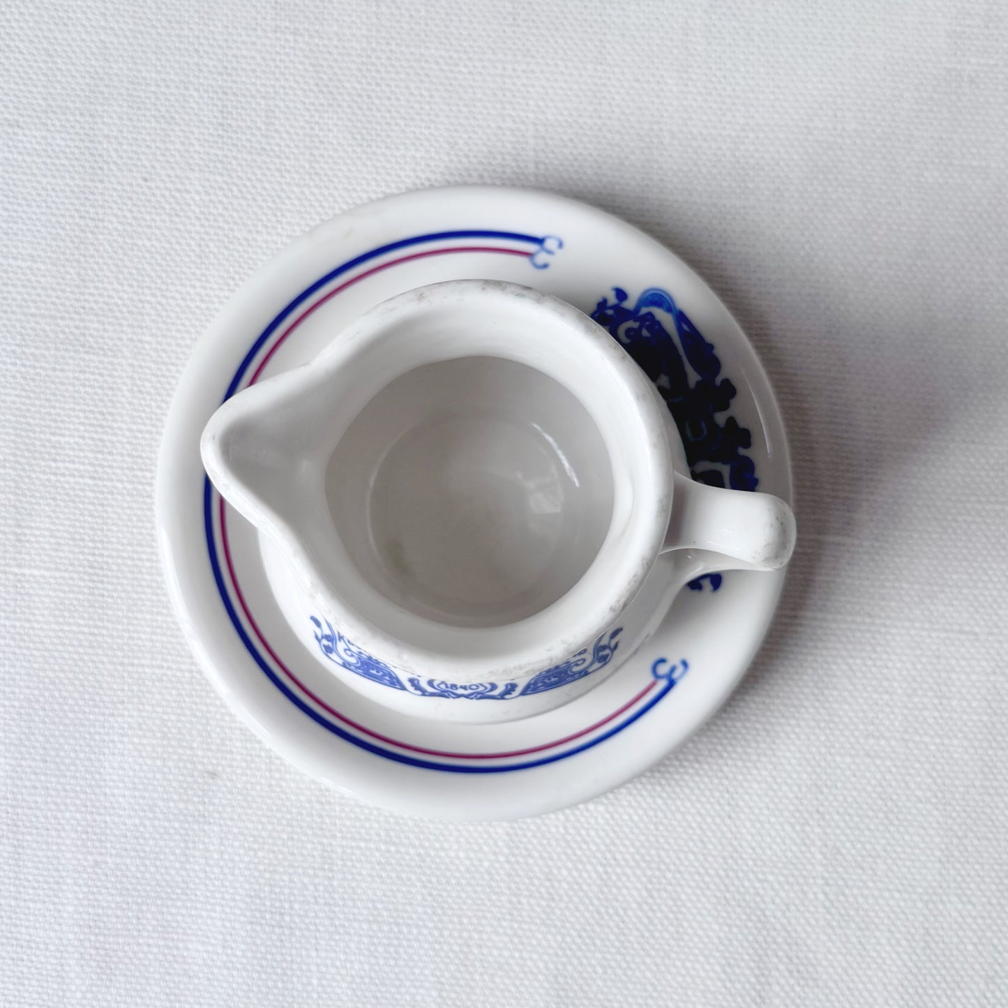 Antoines Restaurant Creamer & Saucer