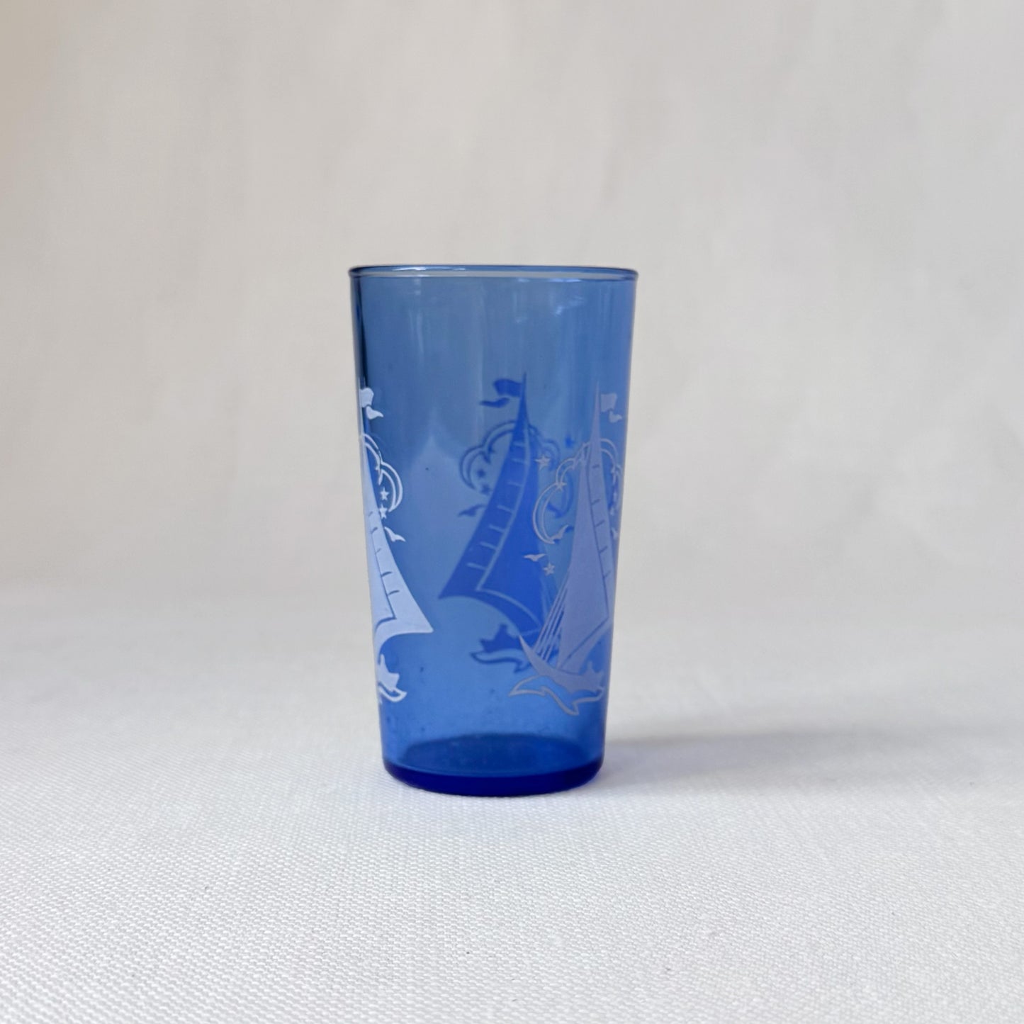 Vintage 'Hazel Atlas' Blue Sportsman Sailing Glasses