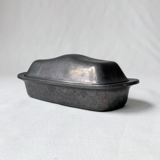 Pewter Butter Dish & Lid