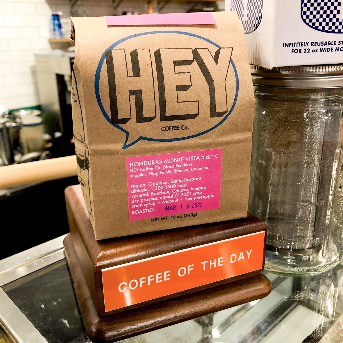 Hey! Coffee 12 oz. Whole Beans