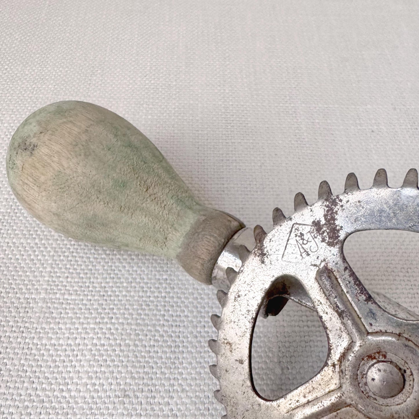 1920's 'A & J' Hand Crank Egg Beater