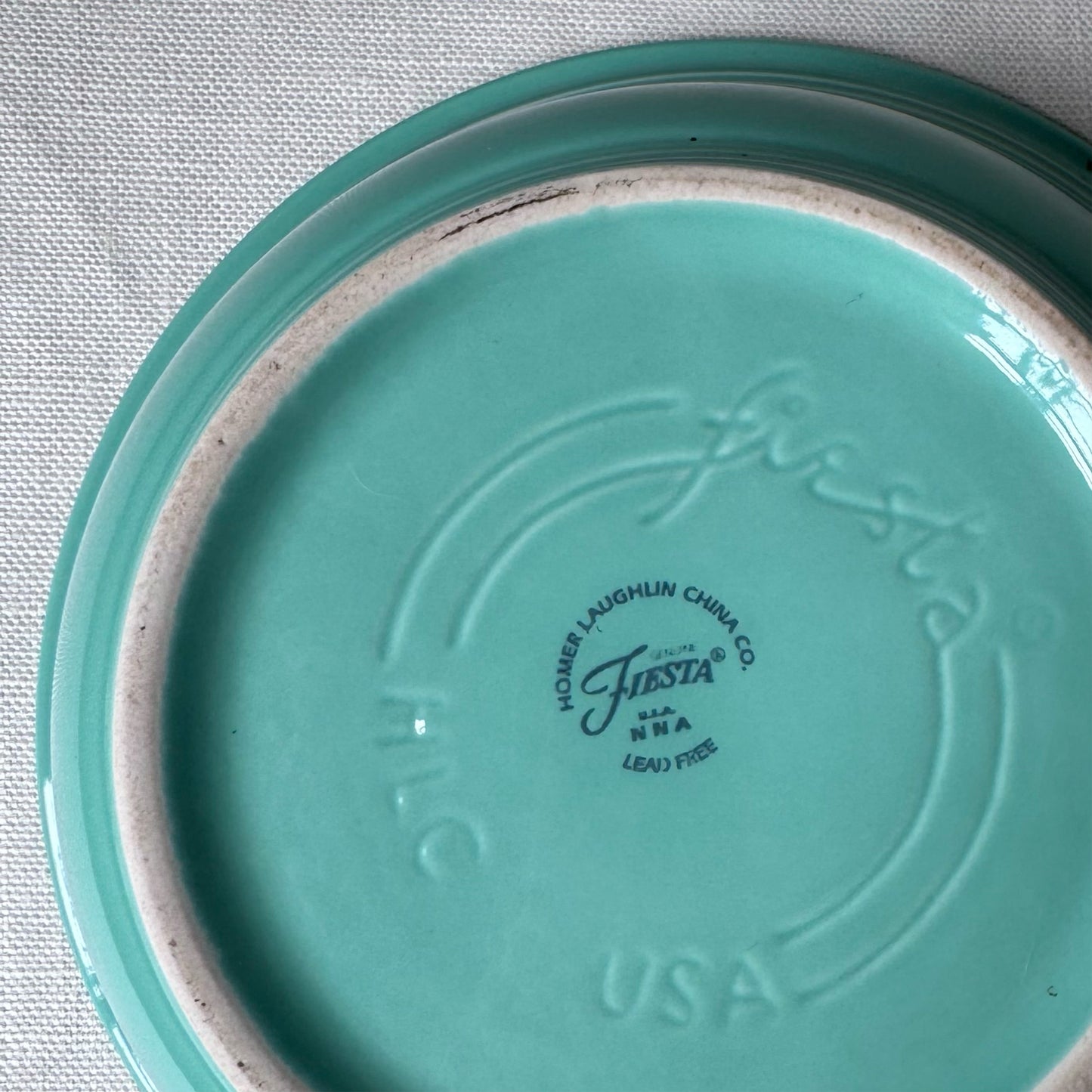 1980's 'Fiesta' Sea Mist Green Mixing Bowl