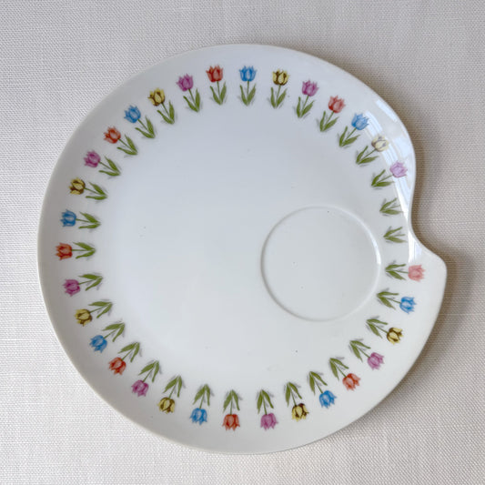 MCM Tulip Print Snack Plates