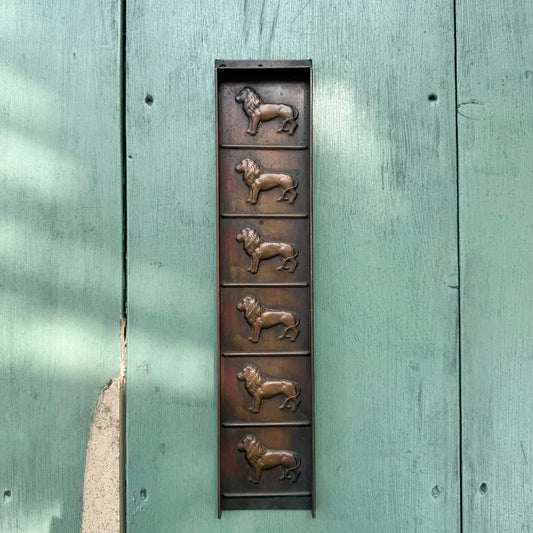 Antique Copper Lion Chocolate Mold