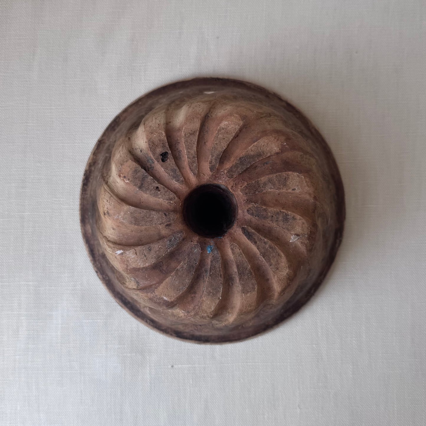 Antique Stoneware Bundt Pan