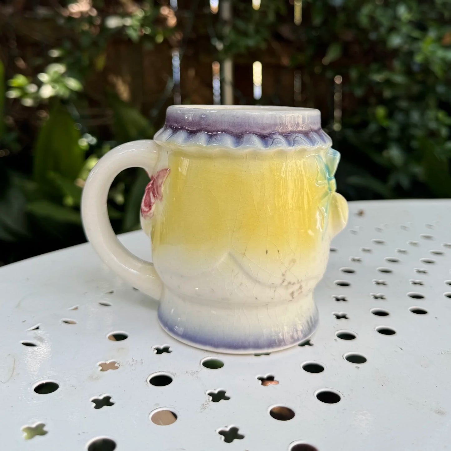 Rare 1950's 'Yum-ee Yum' Lenticular Eye Mug
