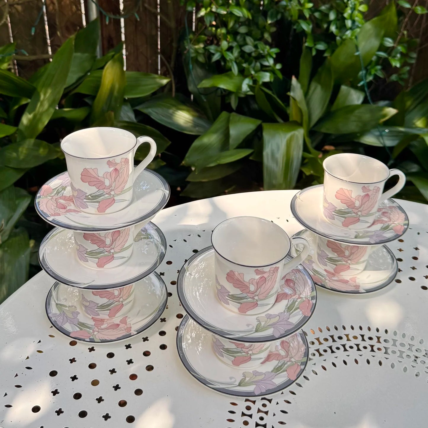 1980's 'Noritake' Cafe du Soir Cup & Saucer Set