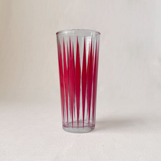 1950's MCM Tom Collins 'Atomic Stripe' Highball Glasses