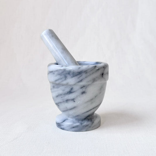 New - Marble Mortar & Pestle