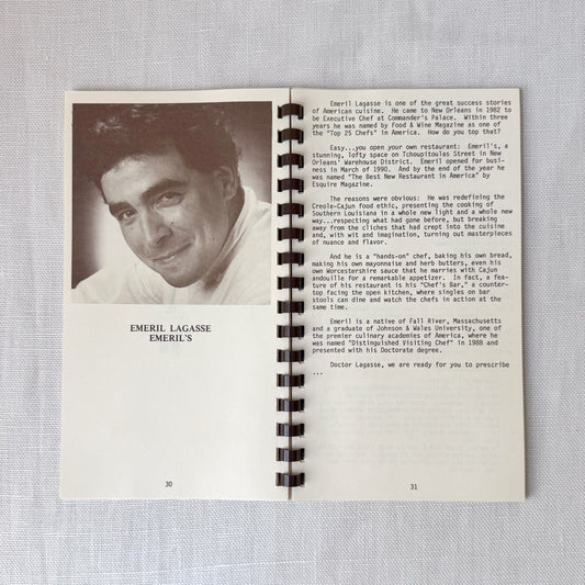 1992 'New Orleans Charity For Children' Cookbook