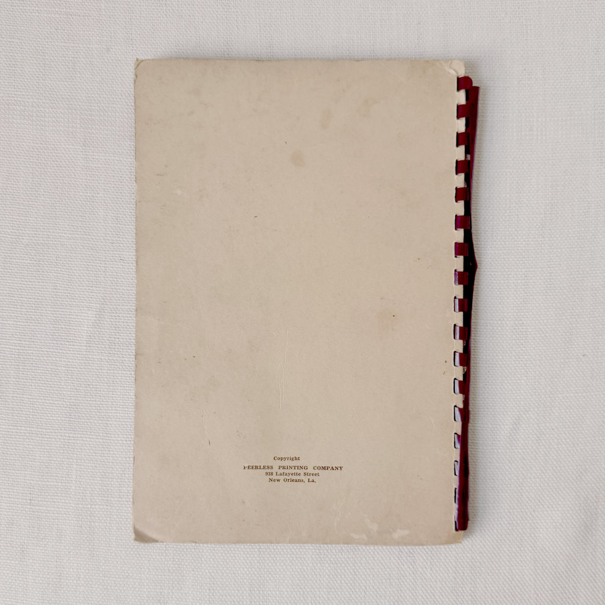 1940's/50's 'Old New Orleans Recipes...’ Vintage Cookbook