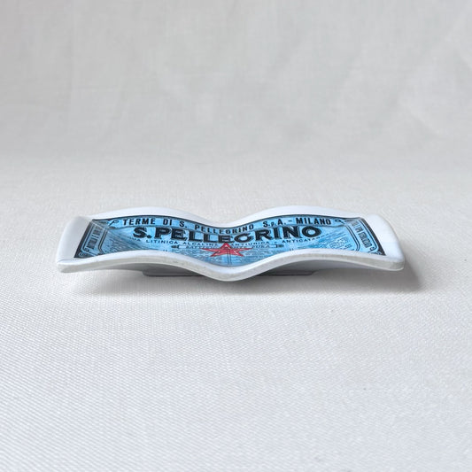 1969 'San Pellegrino' Wavy Melamine Ashtray