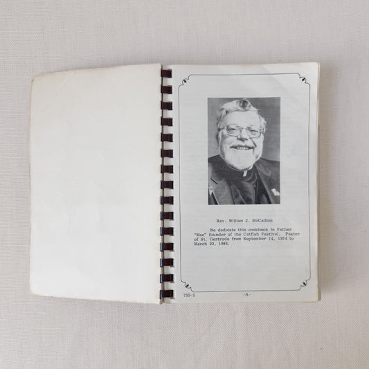 1984 'Des Allemands Catfish Festival' vintage cookbook