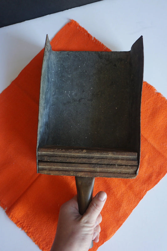 Antique Large Wooden Scoop