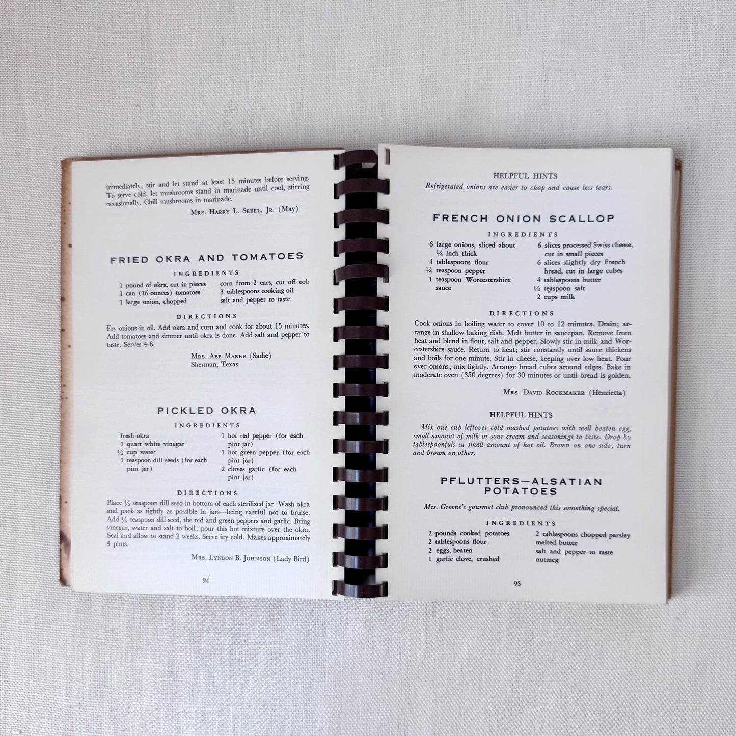 1967 '5,000 Years in the Kitchen' Cookbook