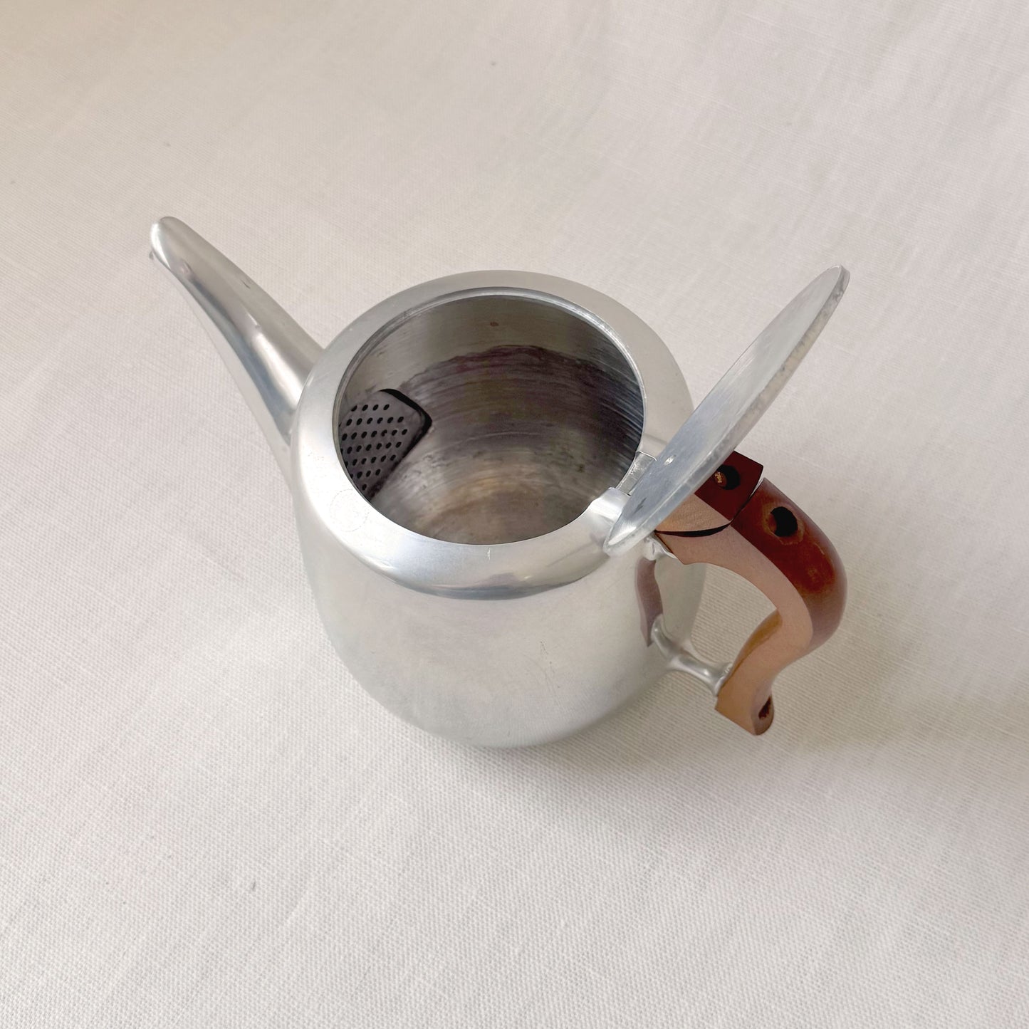 1950's MCM Aluminum Tea Pot