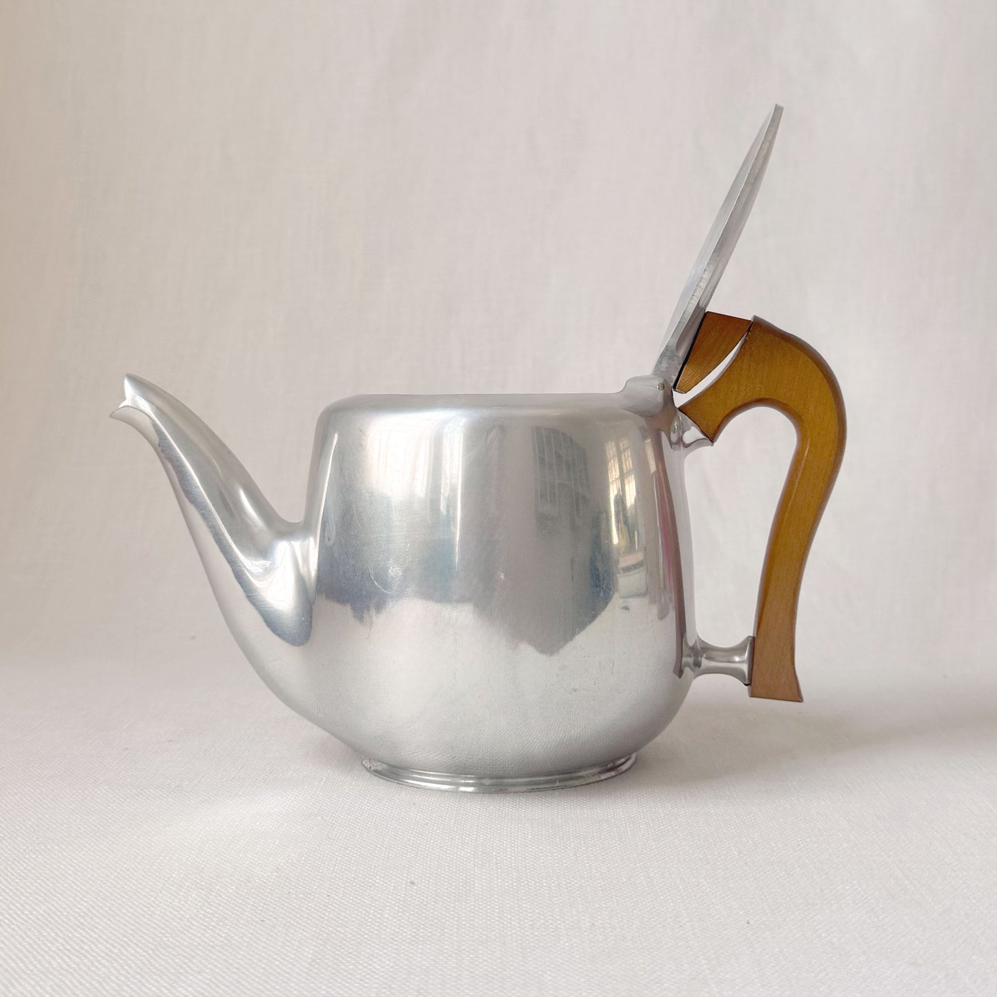 1950's MCM Aluminum Tea Pot