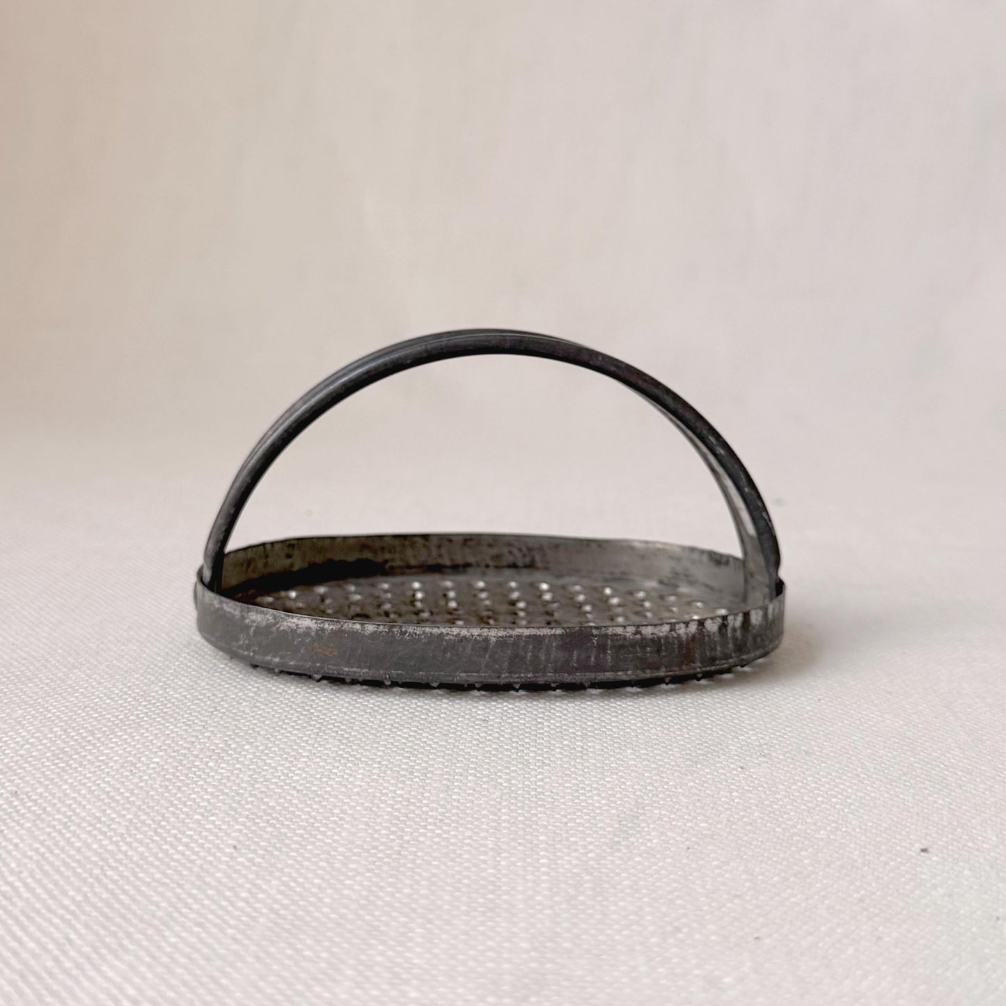 19th Century Oval Tin Grater