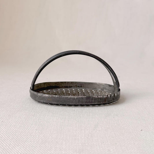 19th Century Oval Tin Grater