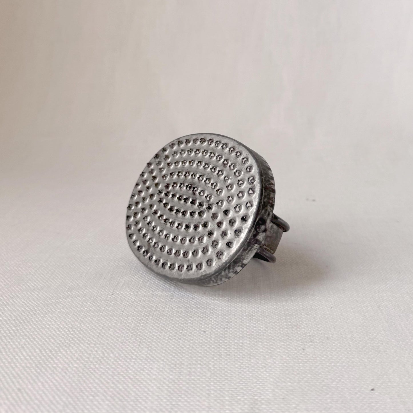 19th Century Oval Tin Grater