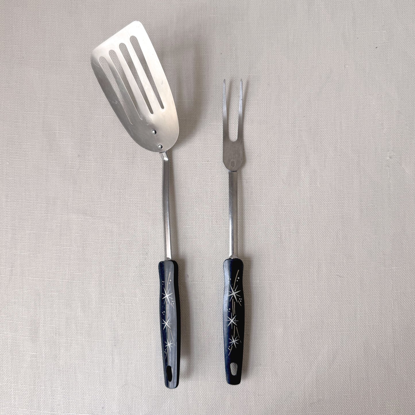 1960's Ekco 'Galaxy' Grill Tool Set of 2