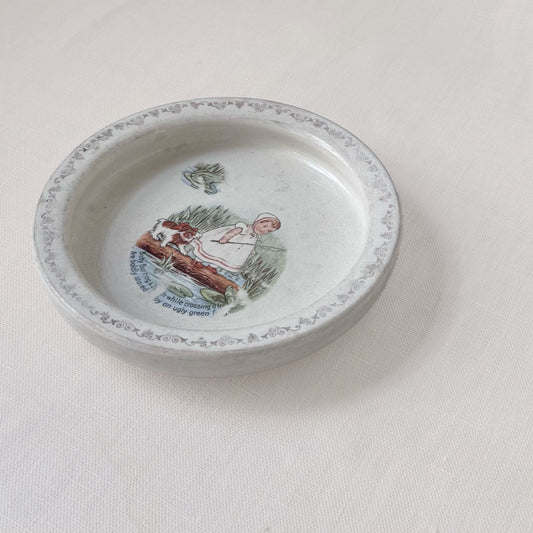 Early 19th Century Transferware Baby Plate