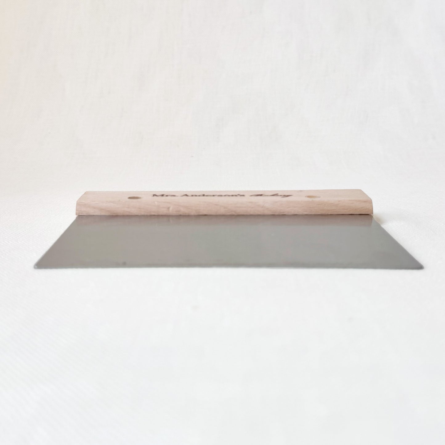 New - Dough Scraper w/ Wooden Handle