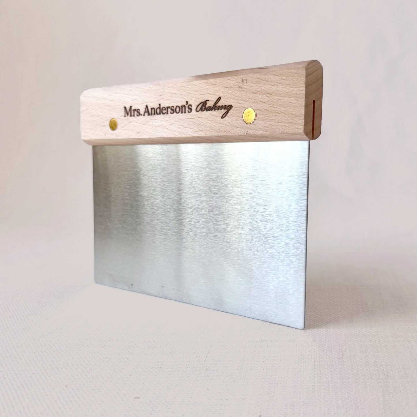 New Dough Scraper w/ Wooden Handle