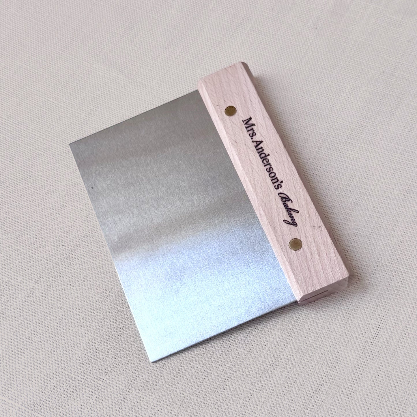 New Dough Scraper w/ Wooden Handle