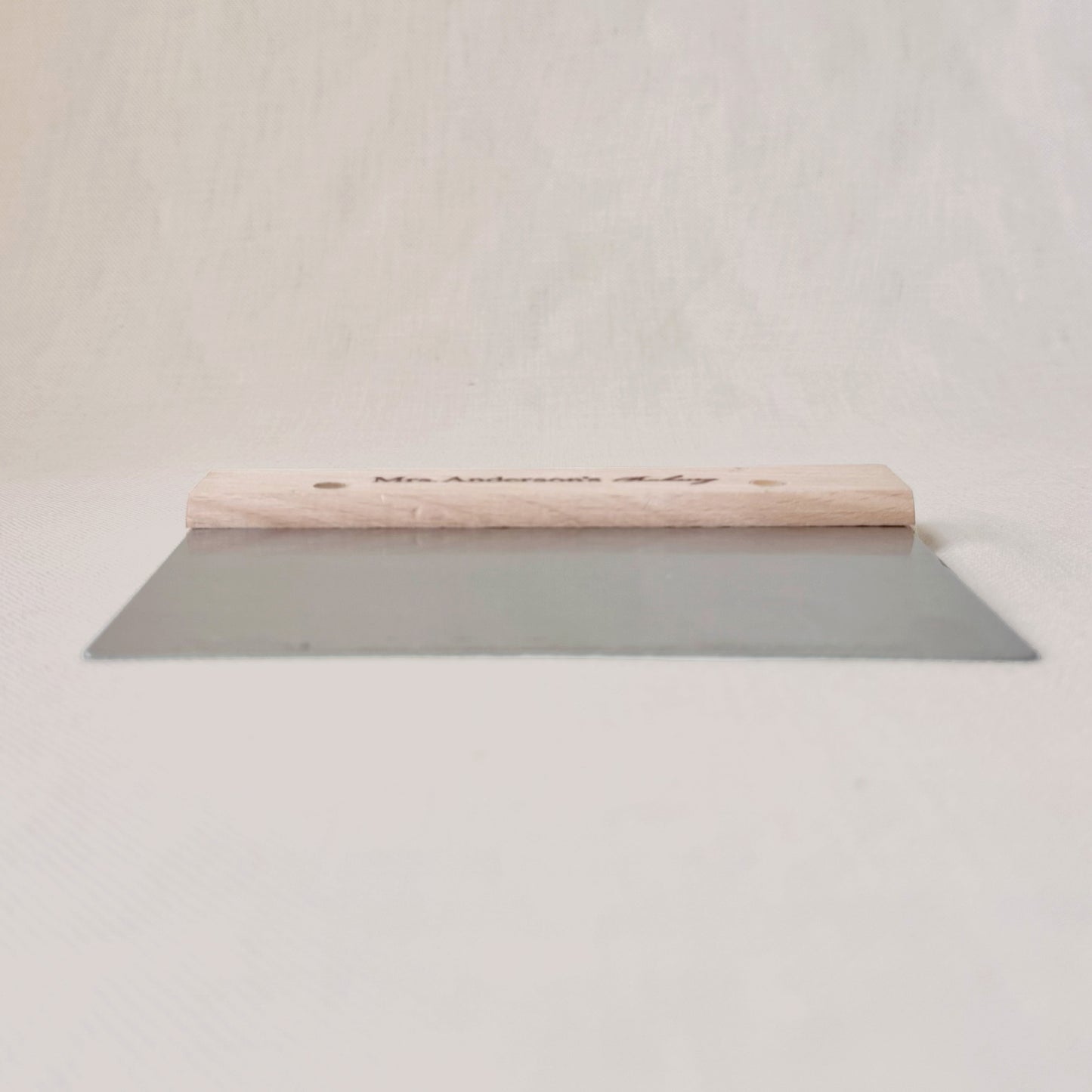 New Dough Scraper w/ Wooden Handle