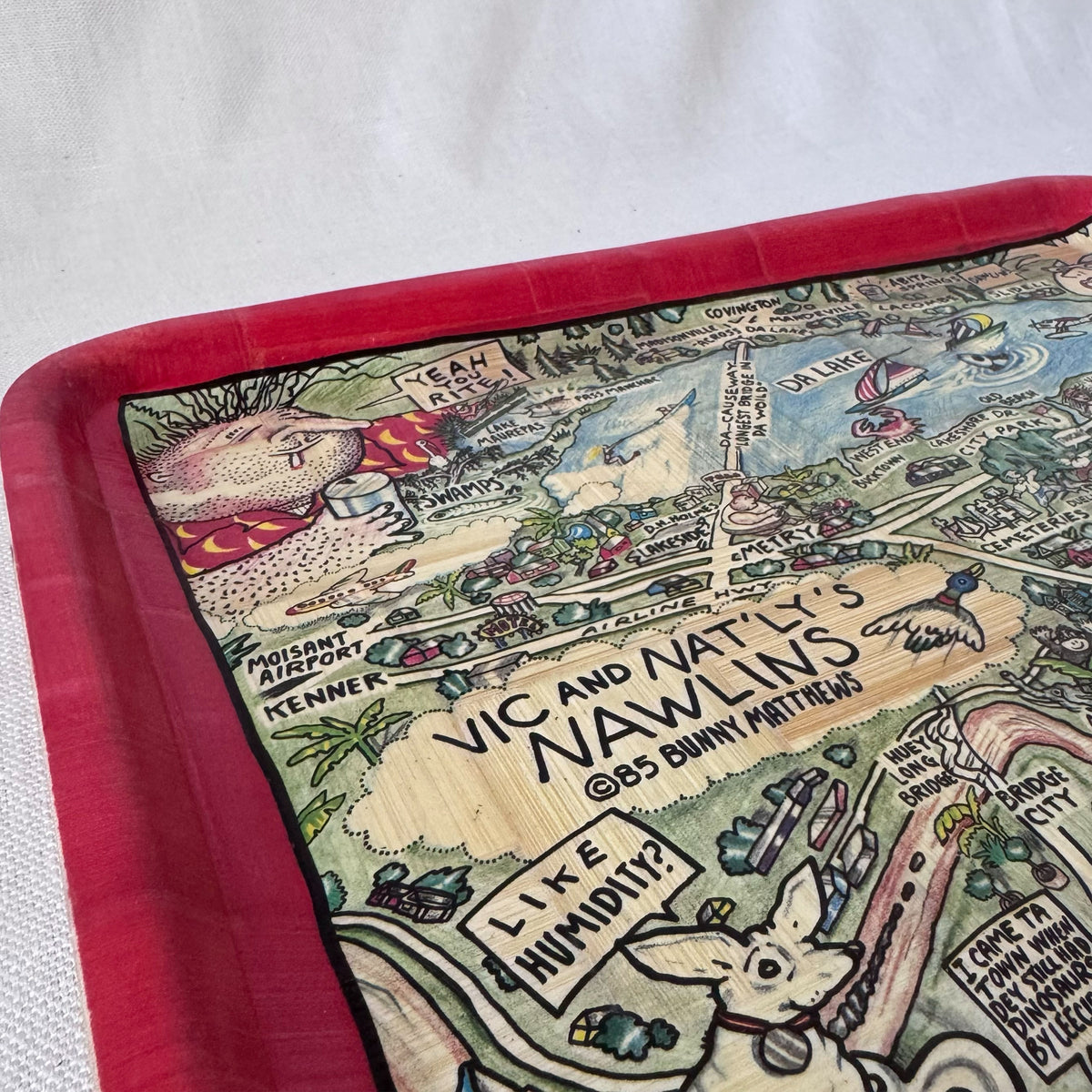 1985 Bunny Mathews Bamboo Trays