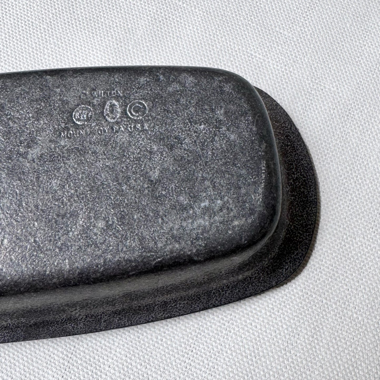 Pewter Butter Dish & Lid