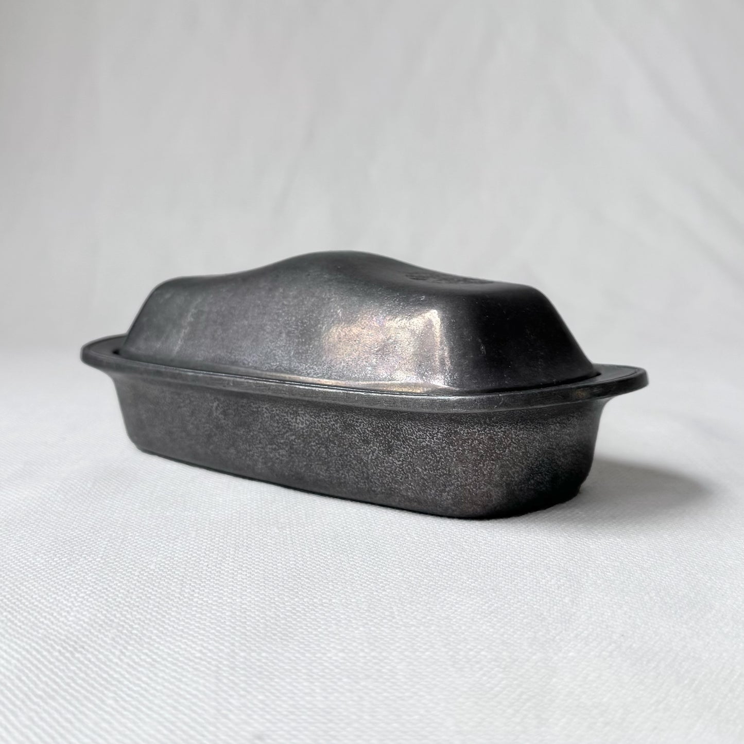 Pewter Butter Dish & Lid