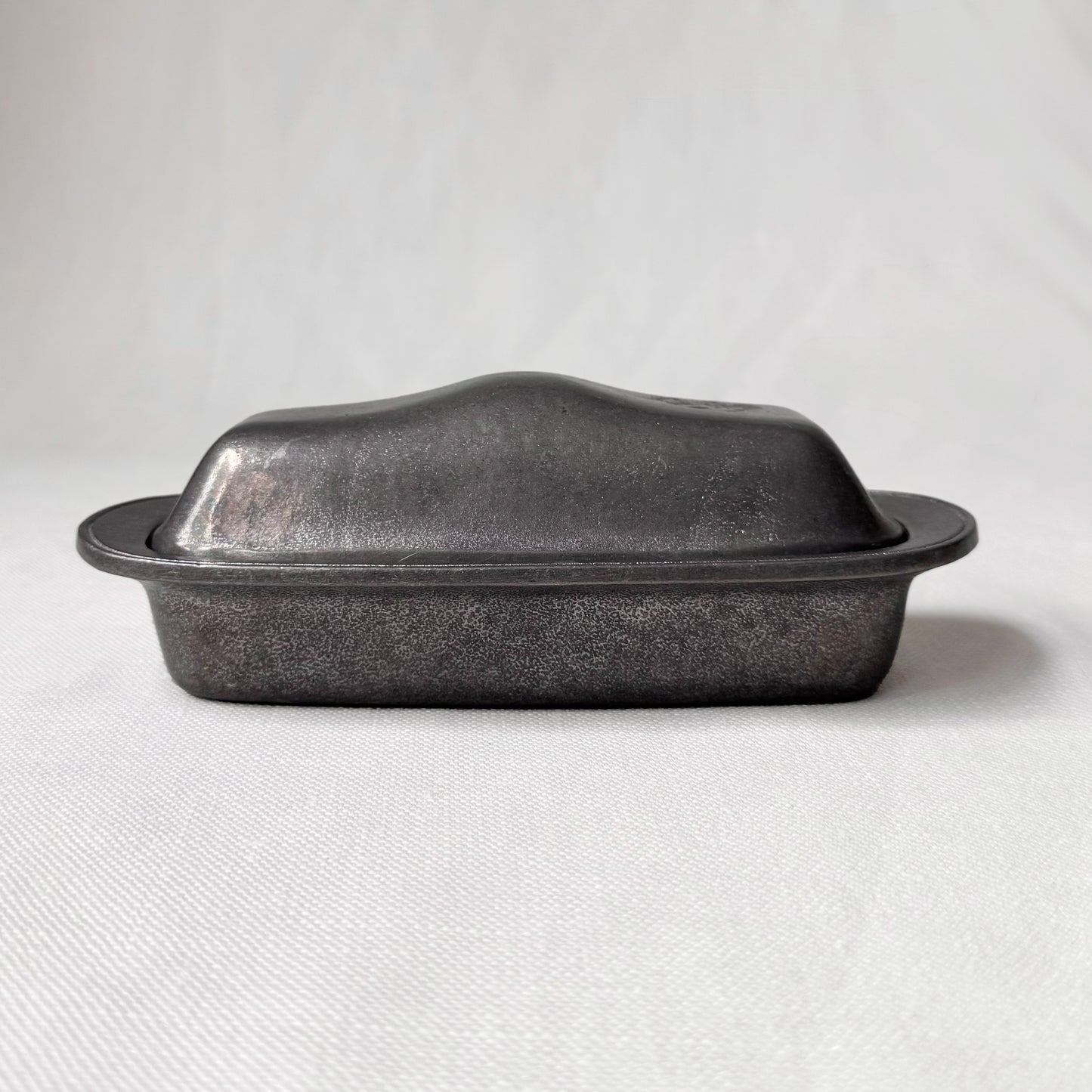 Pewter Butter Dish & Lid