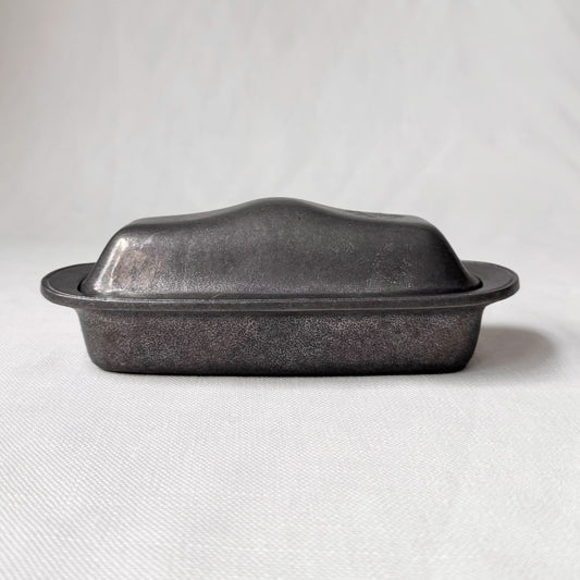 Pewter Butter Dish & Lid