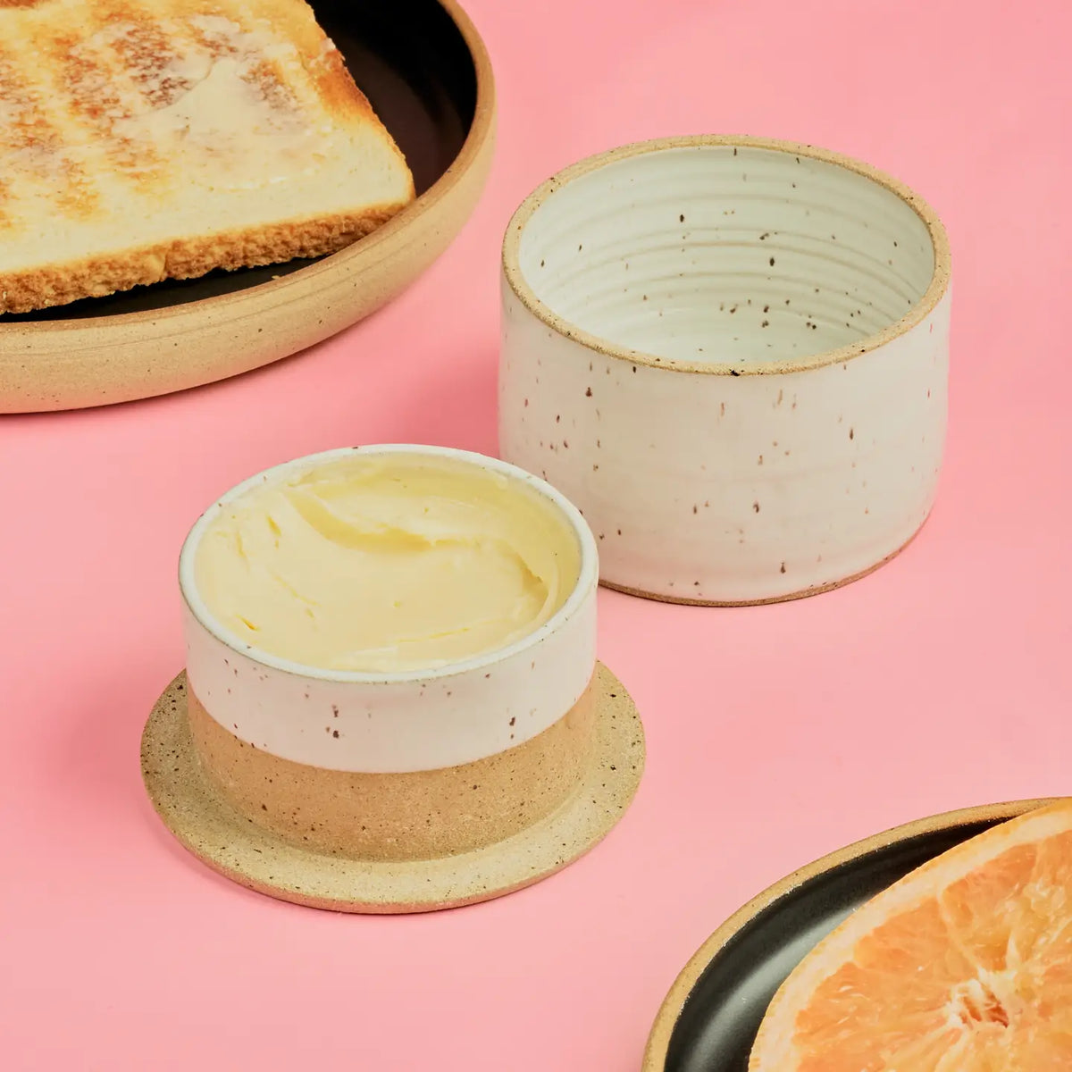 New Stoneware Butter Keeper