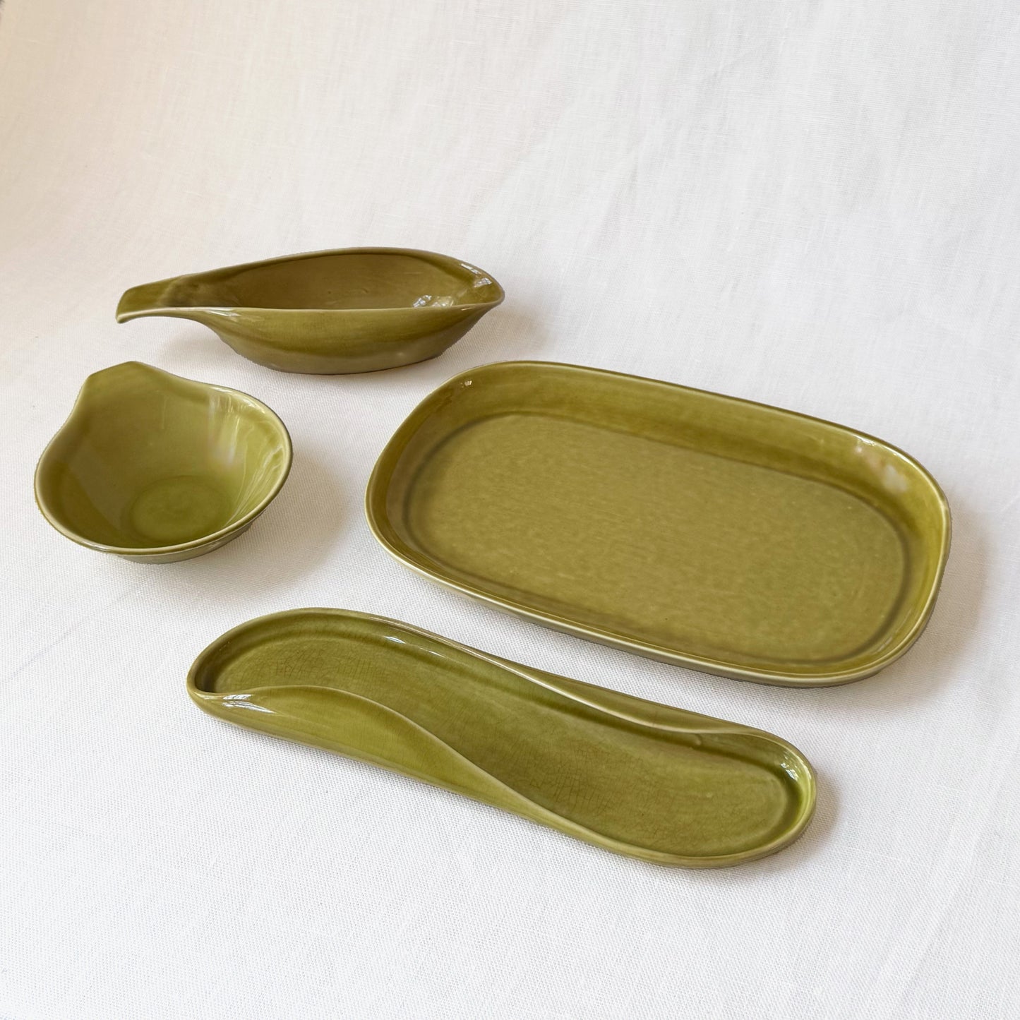 MCM 'Russel Wright: Steubenville' Chartruese Serving Dishes