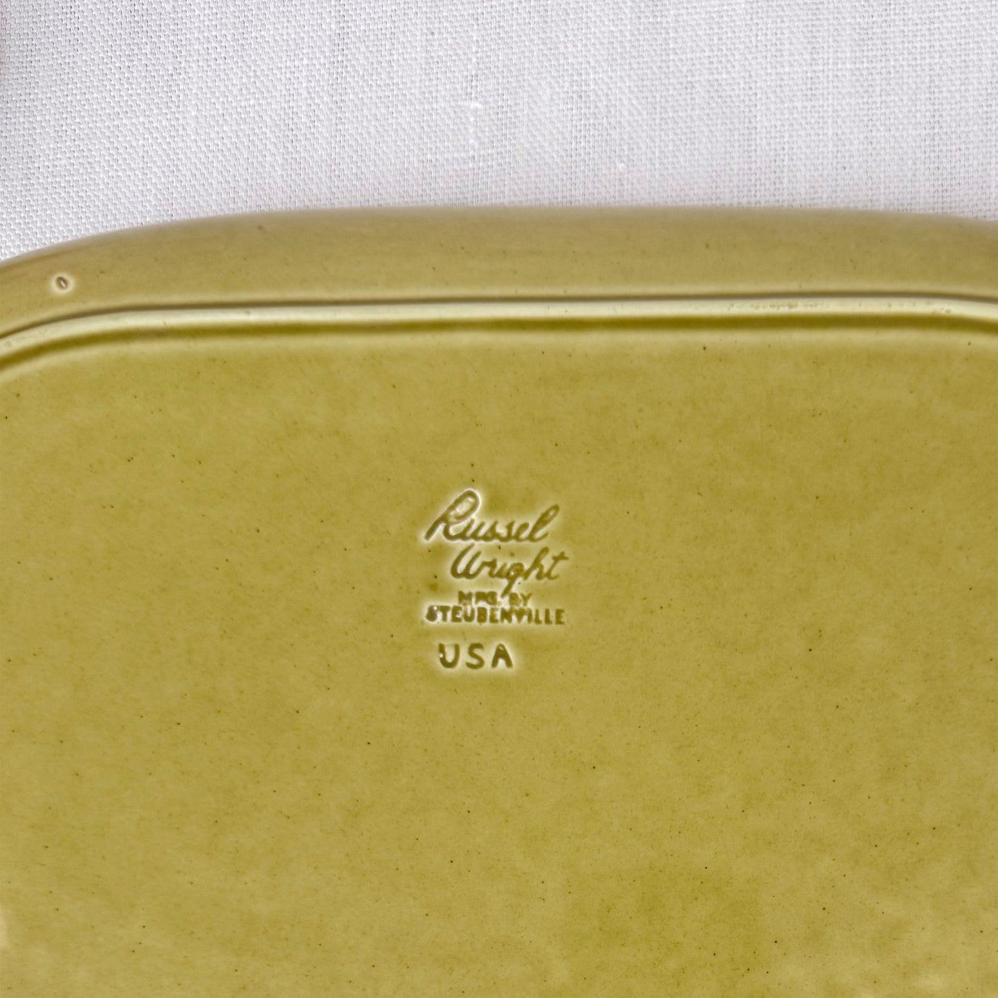 MCM 'Russel Wright: Steubenville' Chartruese Serving Dishes