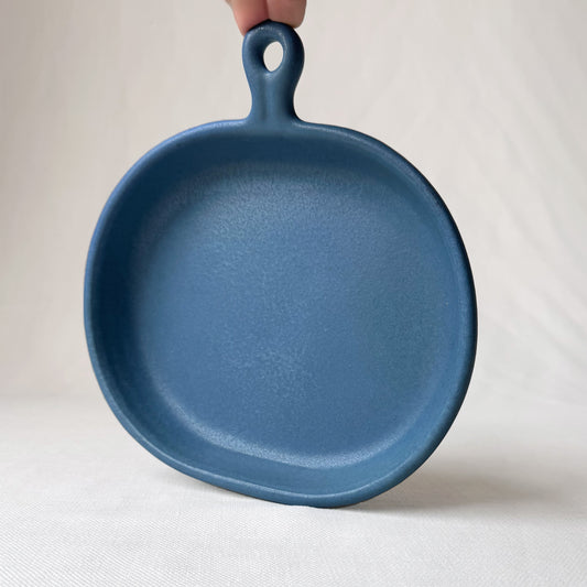 Bennington Pottery Blue Cheese Plate