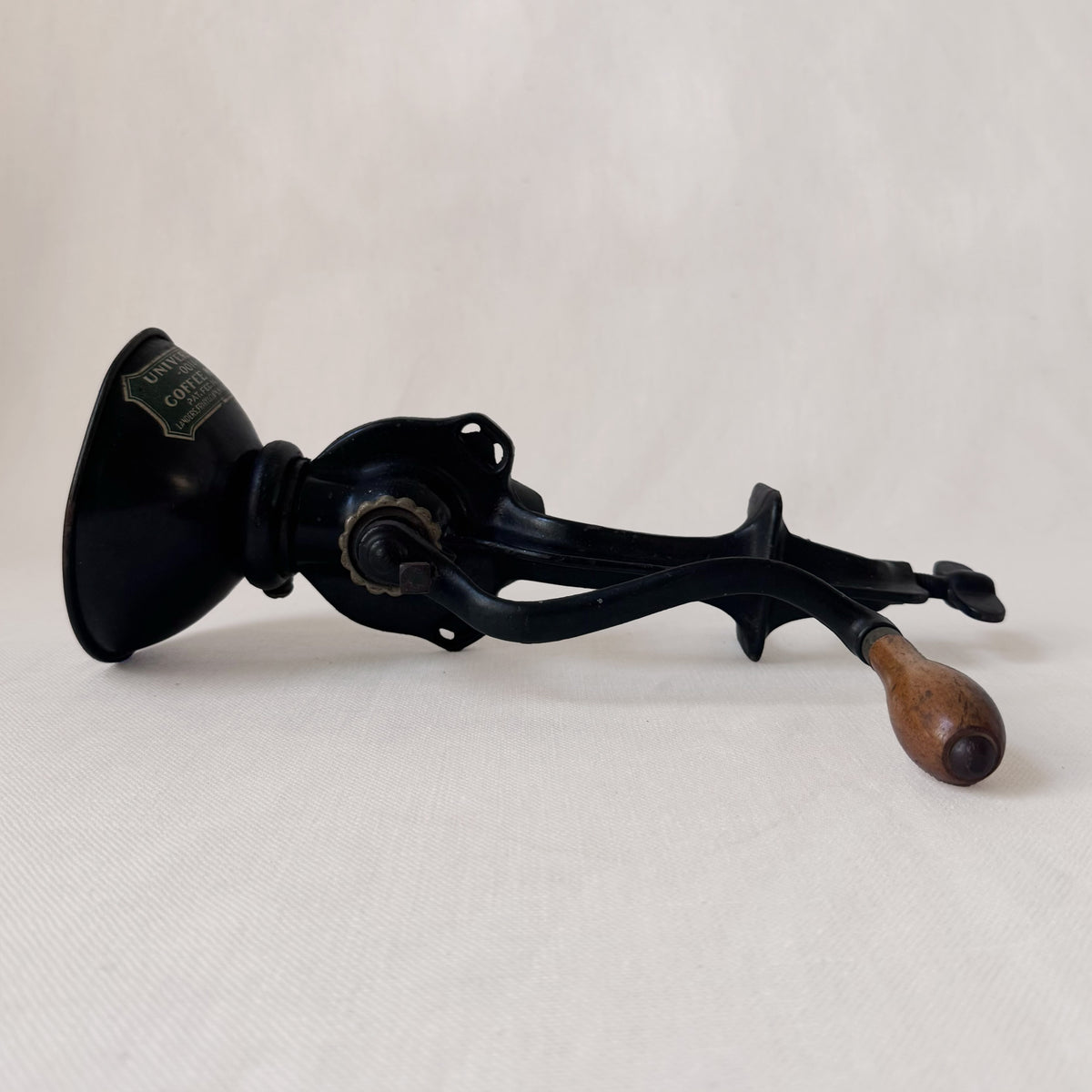 Antique Table Mounted Coffee Mill