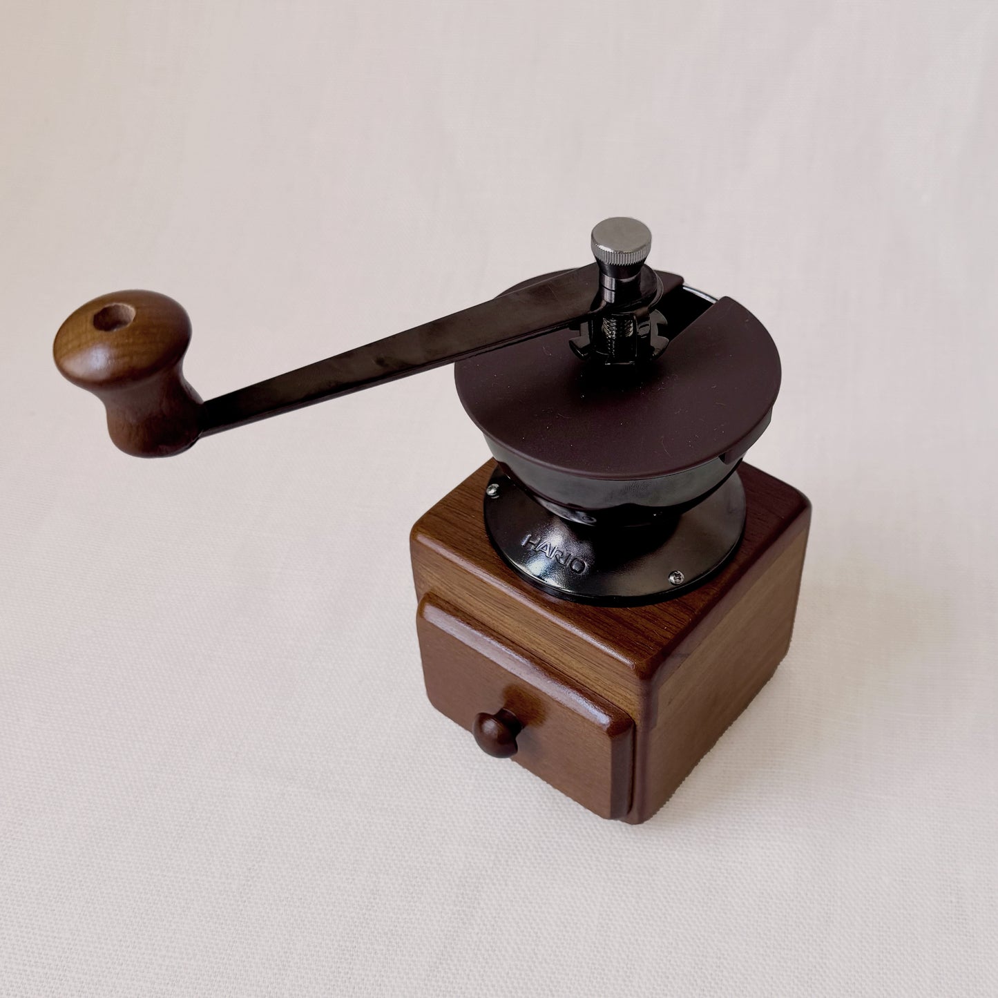 New Small Ceramic & Wood Coffee Mill