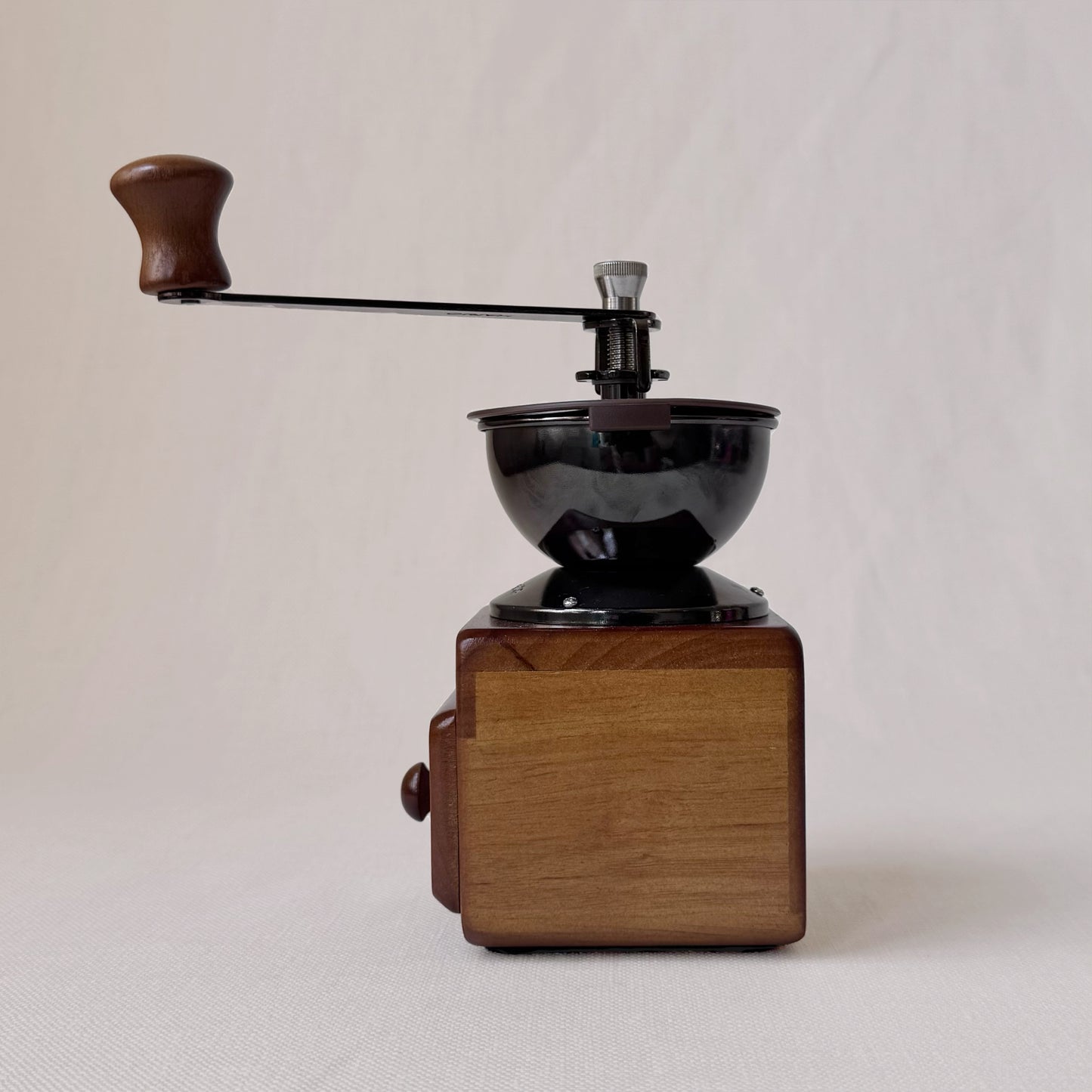 New Small Ceramic & Wood Coffee Mill