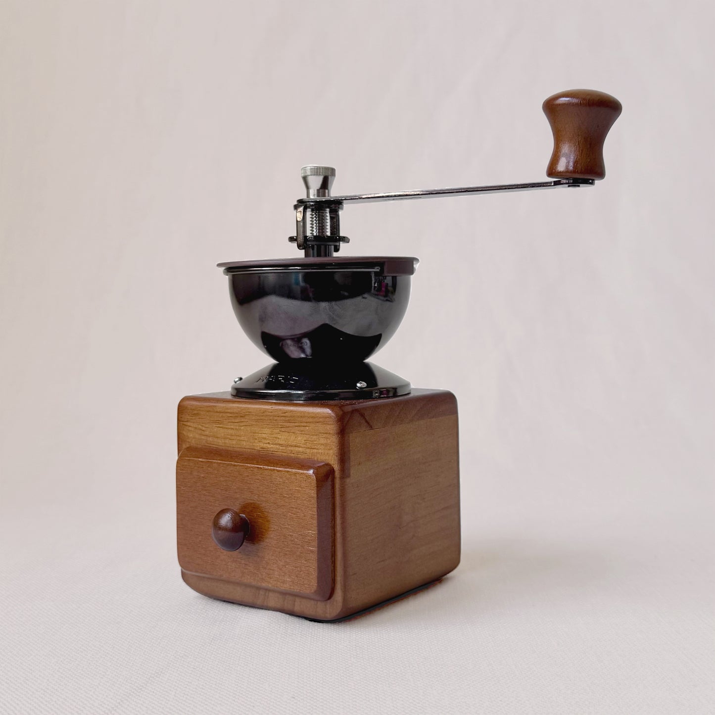 New Small Ceramic & Wood Coffee Mill