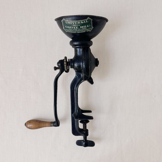Antique Table Mounted Coffee Mill