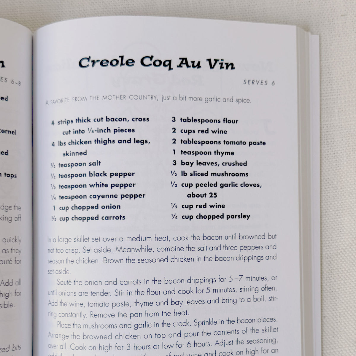 2006 Joe Simmer’s ‘Creole Slow Cookin’’ Cookbook