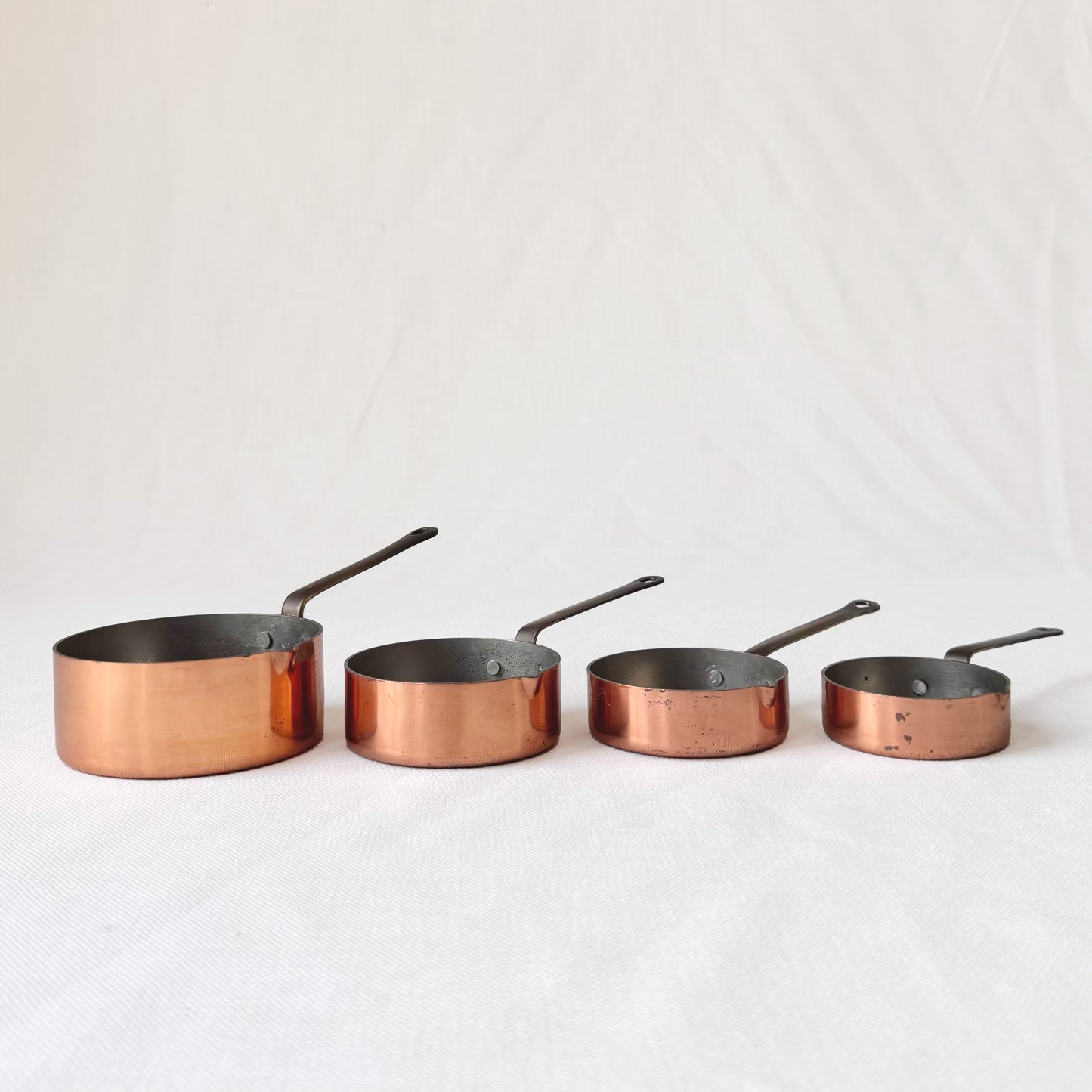 Copper Measuring Cup Set