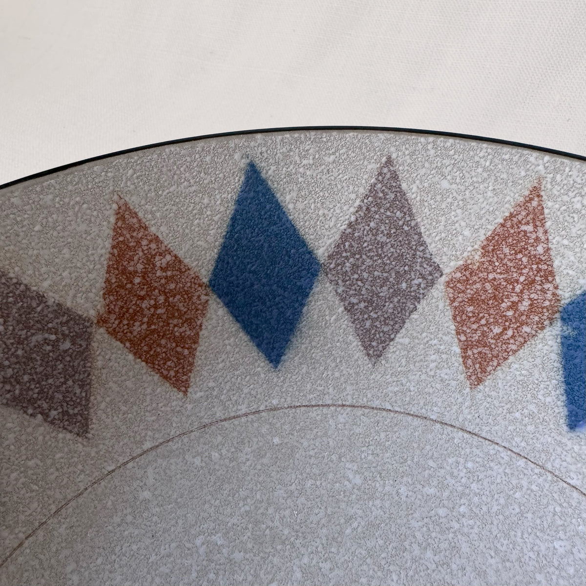 MCM 'Revelry' Diamond Pattern Bowl