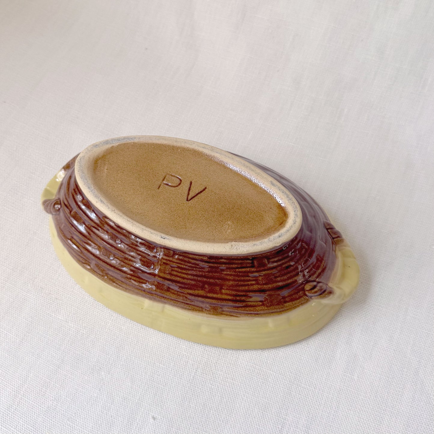 Vintage 'Pleasantville Pottery' Stoneware Duck Tureen