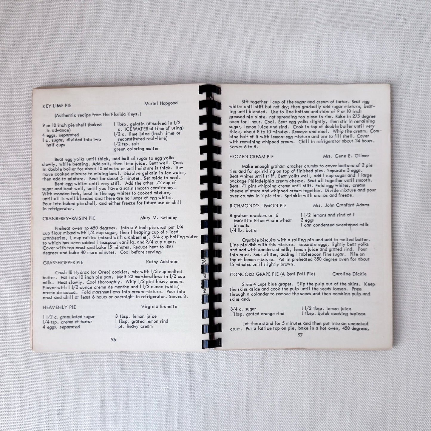 1968 'Favorite Recipe’s from the Hofstra University Family' Cookbook