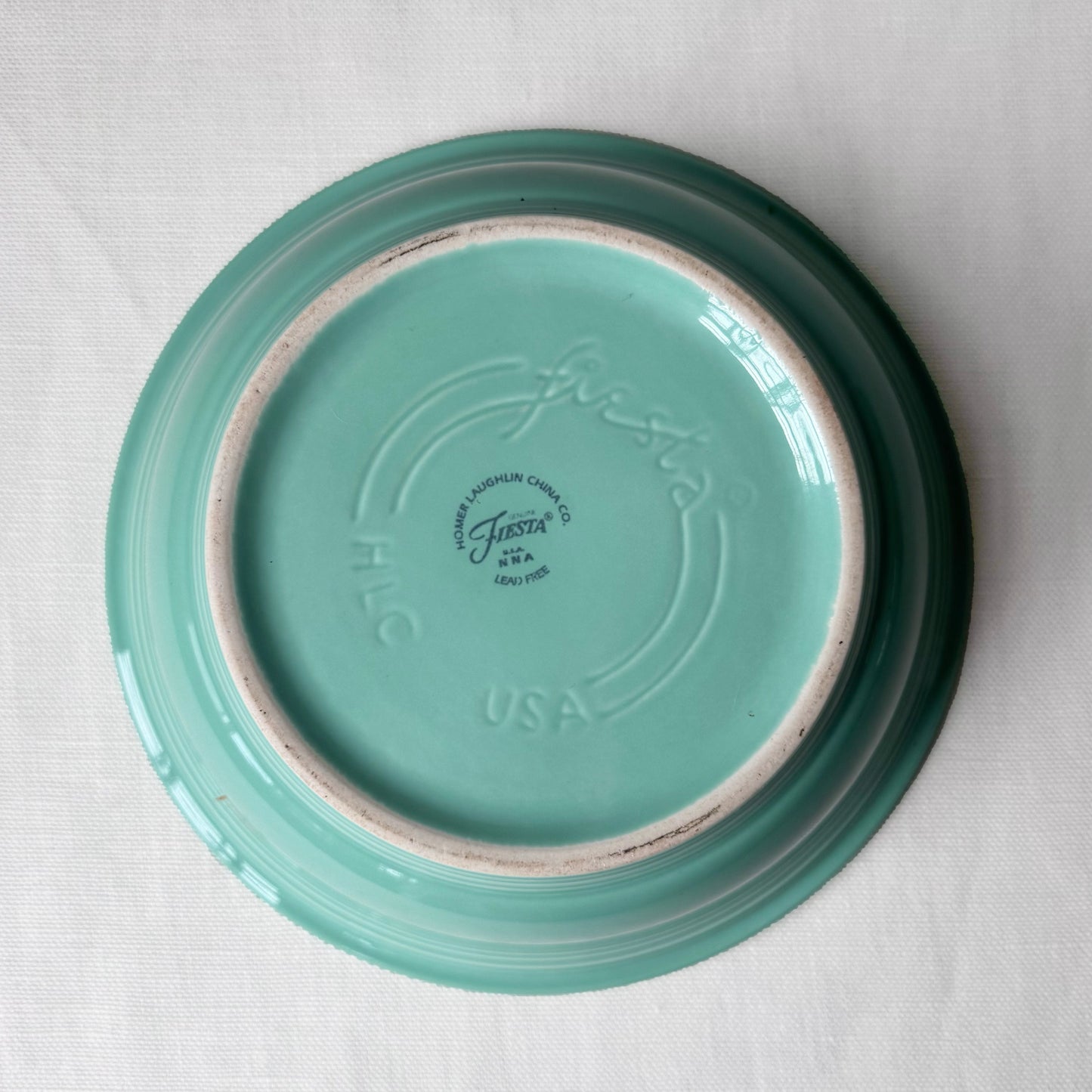 1980's 'Fiesta' Sea Mist Green Mixing Bowl